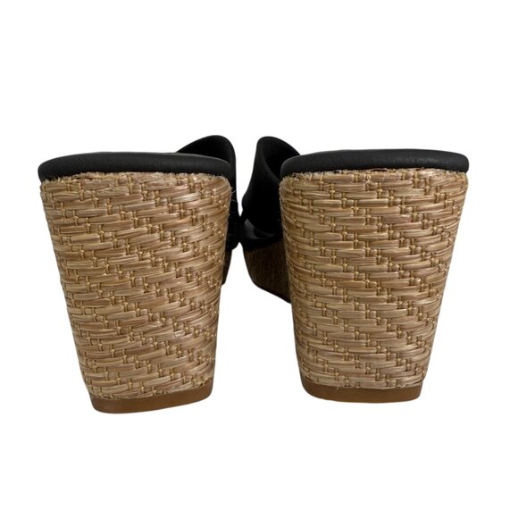 Vivaia Laura Square-Toe Slip On Wedge Sandals Women's Size 9 / 40 - Picture 6 of 10